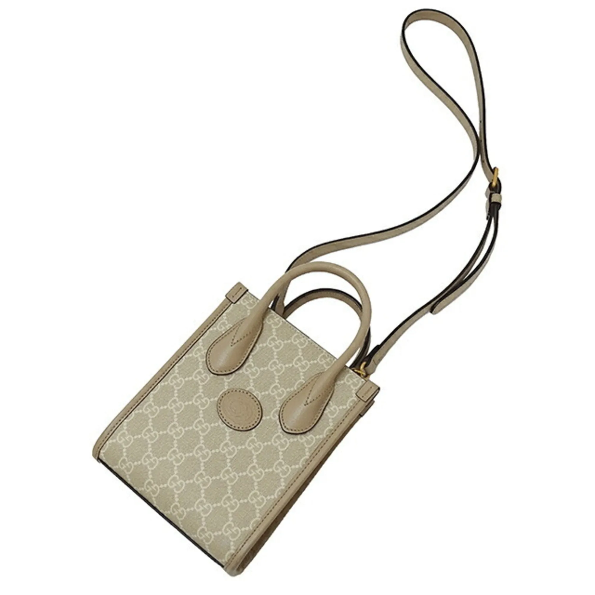 Gucci  ish Gg Supreme Canvas Handbag Shoulder Bag (Pre-Owned)