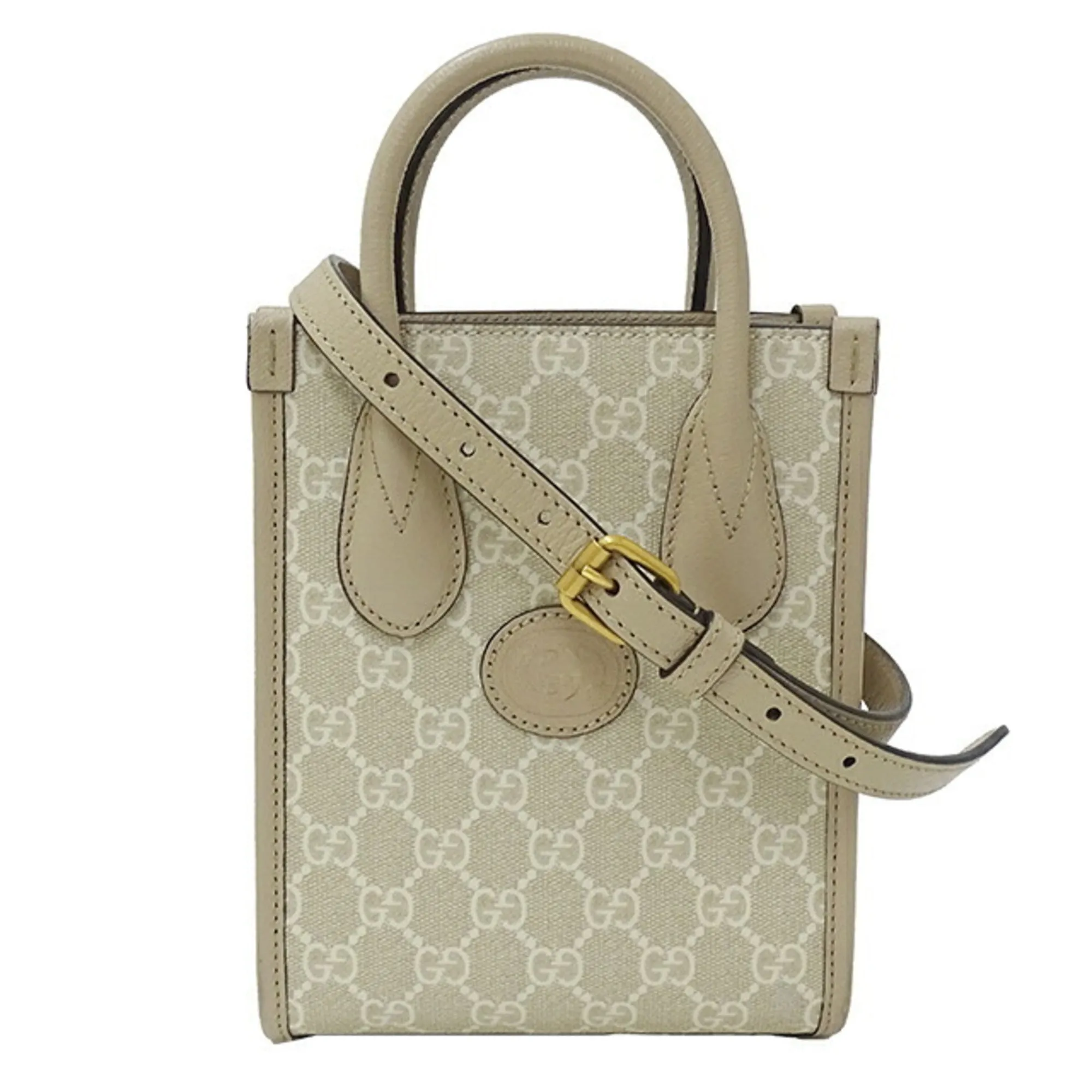 Gucci  ish Gg Supreme Canvas Handbag Shoulder Bag (Pre-Owned)