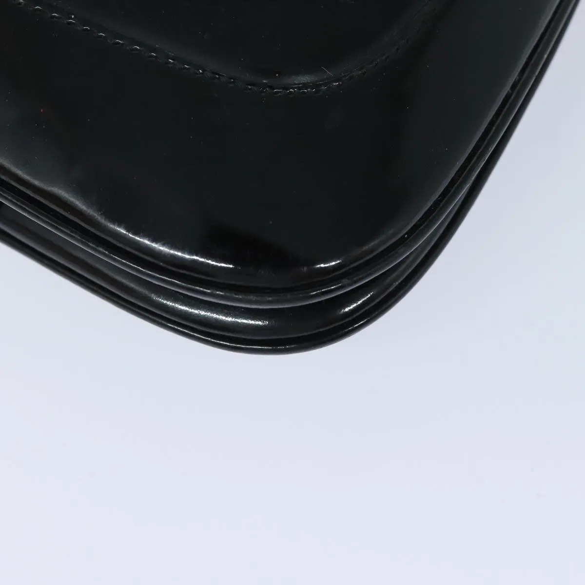 GUCCI Jackie Shoulder Bag Enamel Black 001 4272  79821