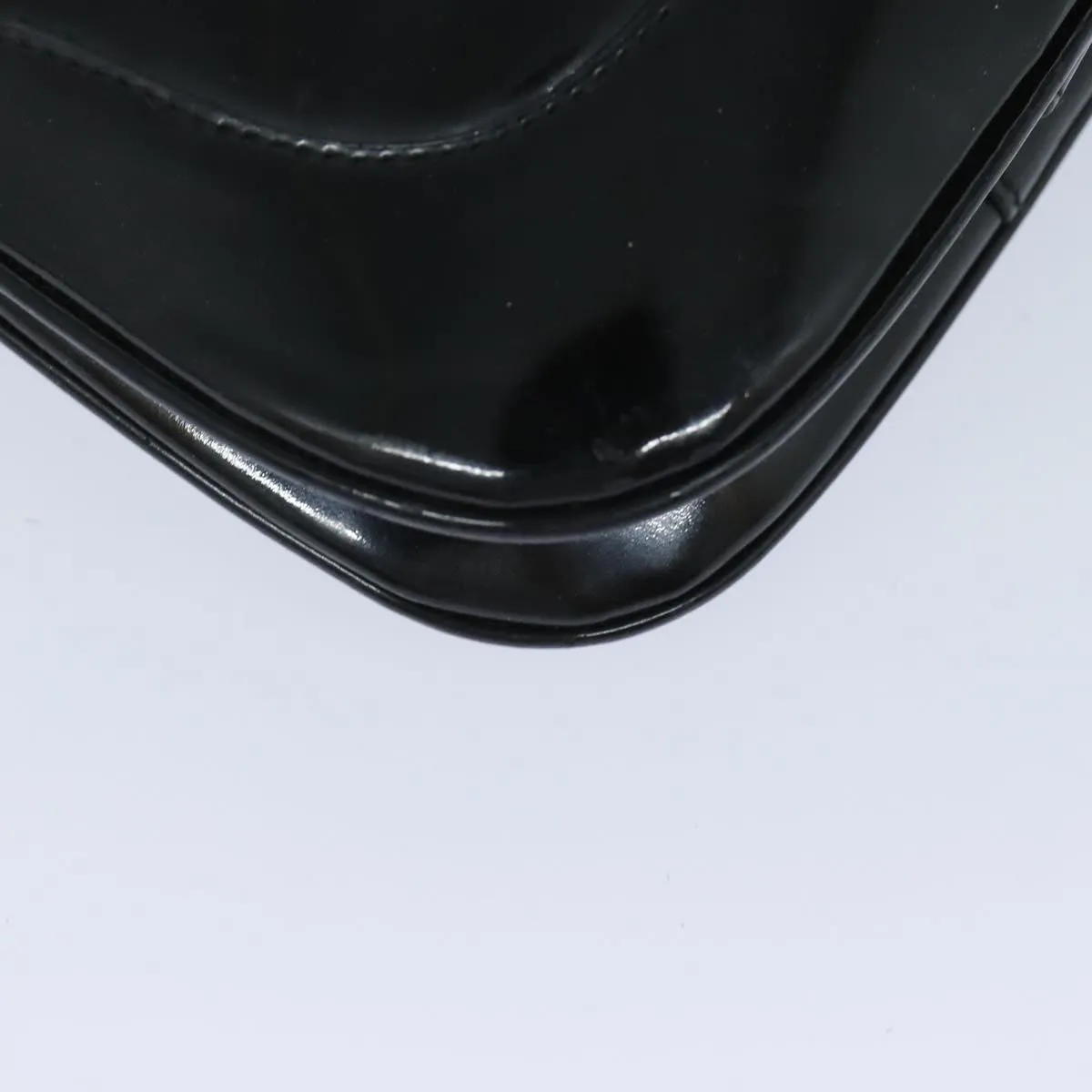 GUCCI Jackie Shoulder Bag Enamel Black 001 4272  79821