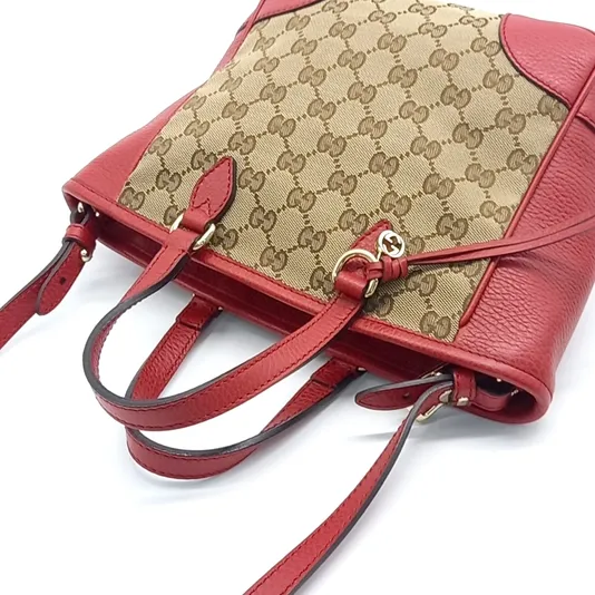 Gucci jacquard tote and shoulder bag (449241) (10039682)
