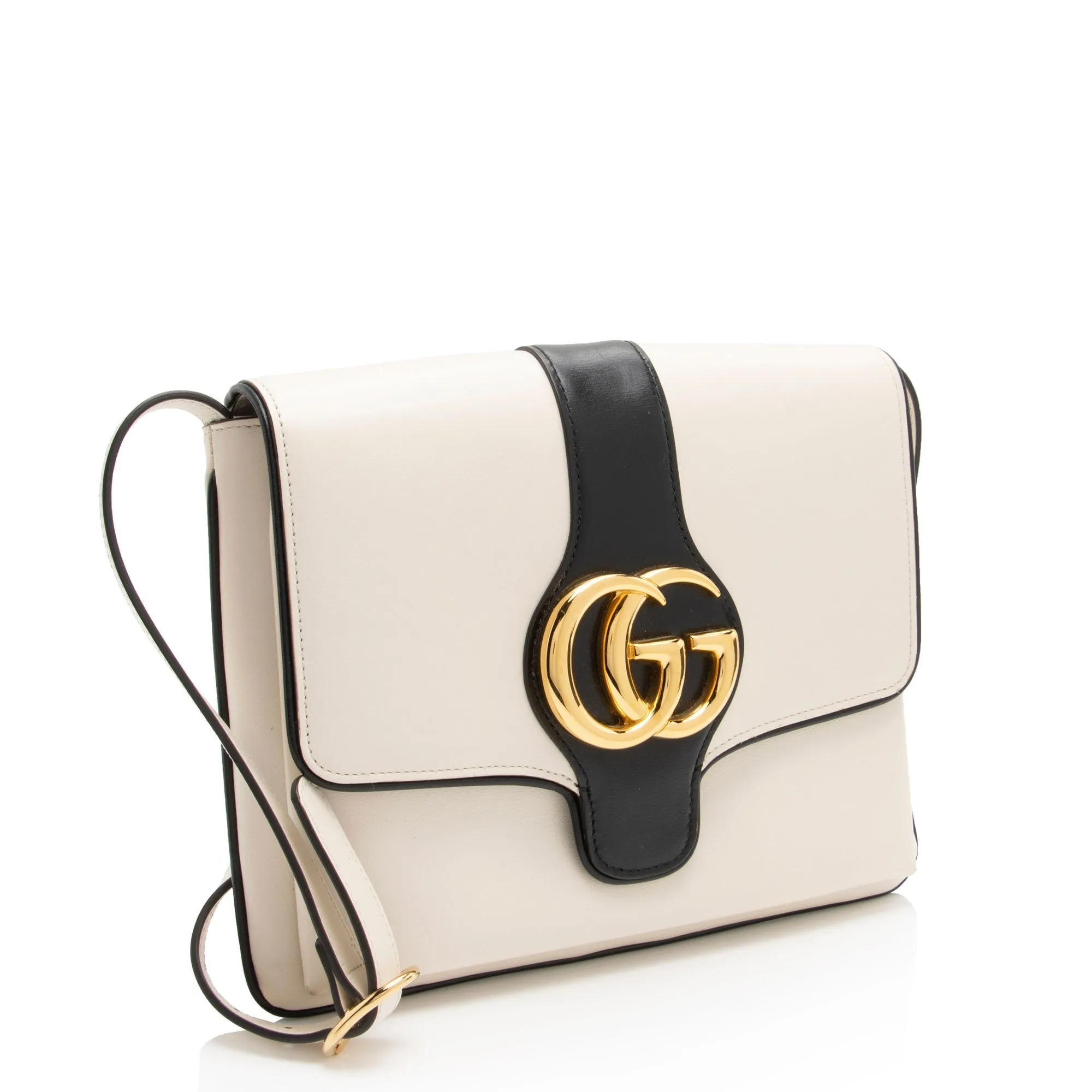Gucci Leather Arli Medium Shoulder Bag (SHF-89aaBa)
