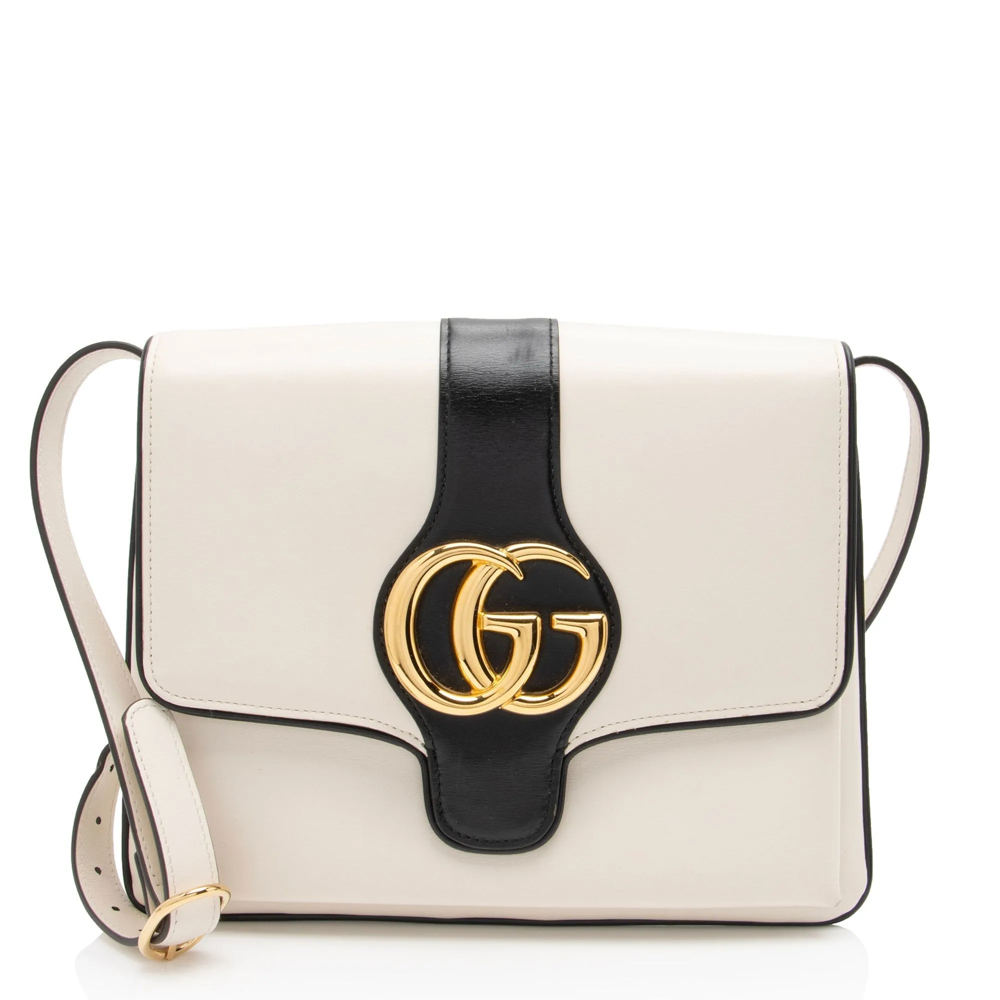 Gucci Leather Arli Medium Shoulder Bag (SHF-89aaBa)