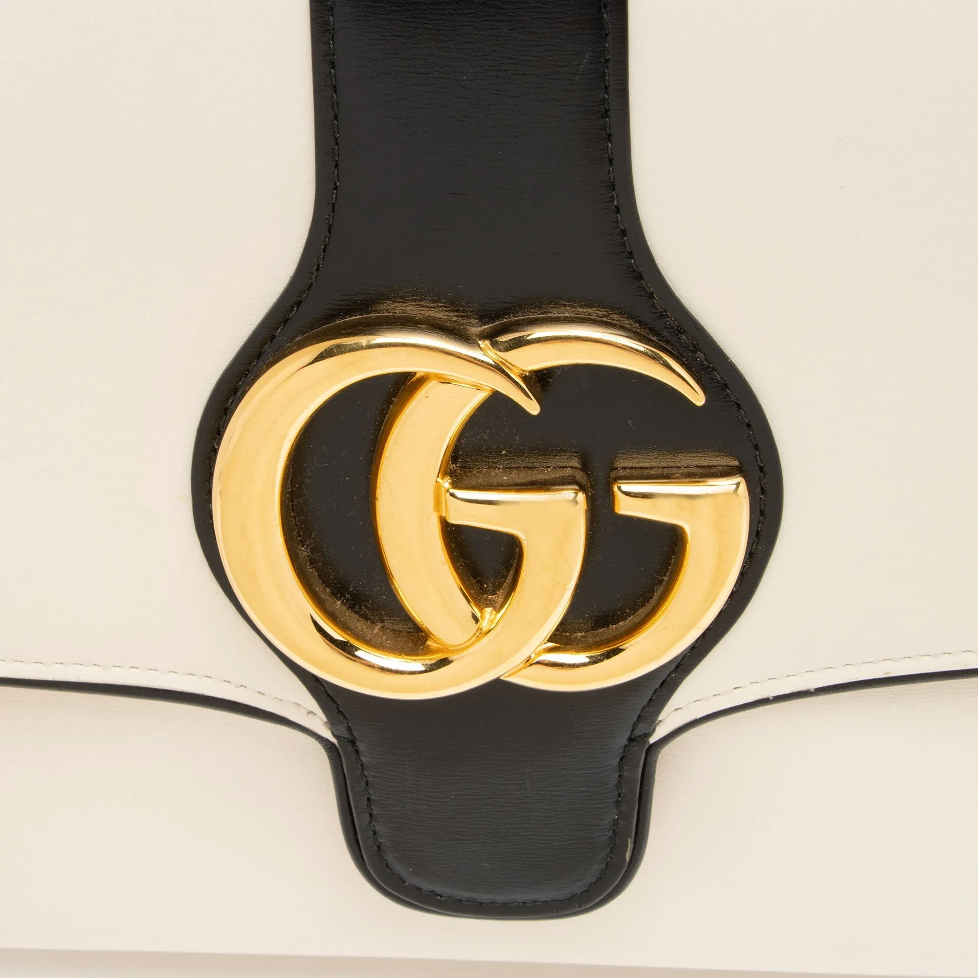 Gucci Leather Arli Medium Shoulder Bag (SHF-89aaBa)