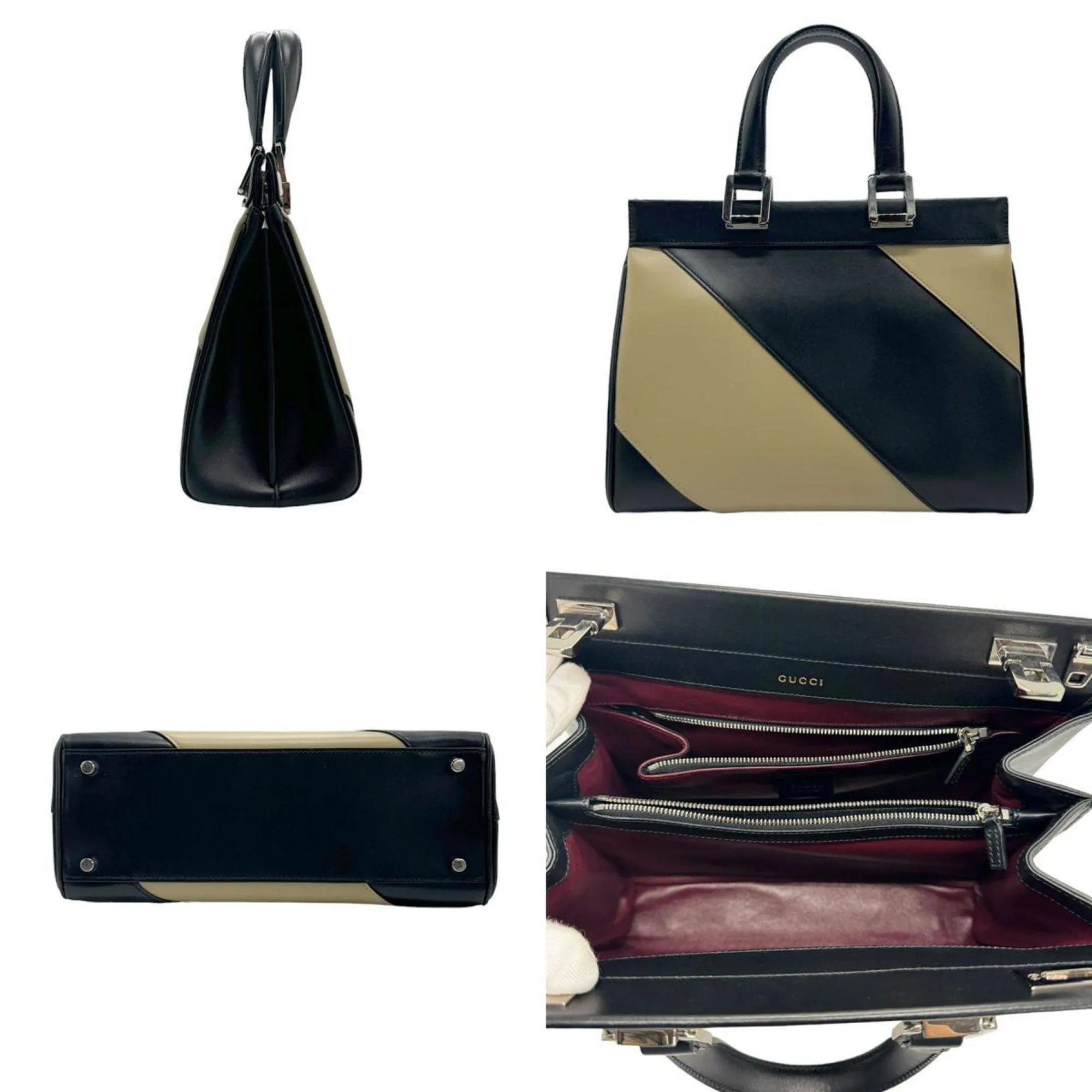 Gucci   Leather Handbag Shoulder Bag (Pre-Owned)