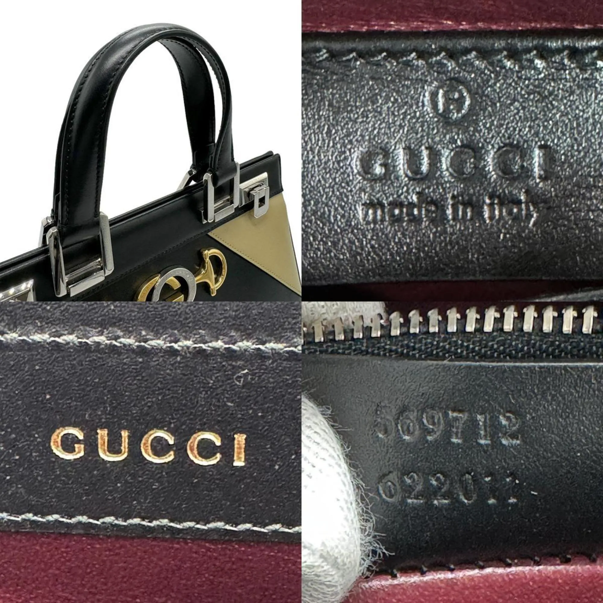 Gucci   Leather Handbag Shoulder Bag (Pre-Owned)