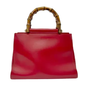Gucci  Leather Handbag Shoulder Bag (Pre-Owned)