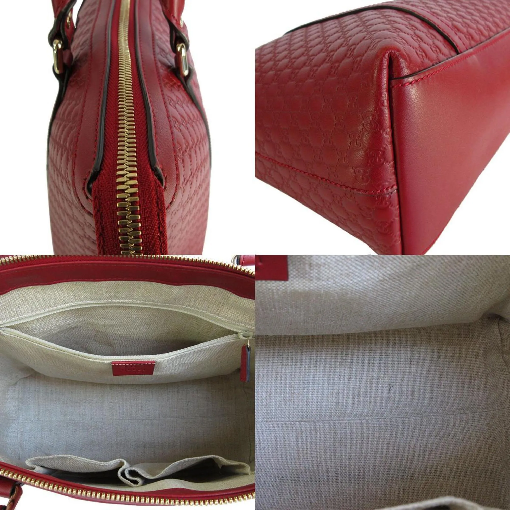 Gucci  Leather Handbag Shoulder Bag (Pre-Owned)