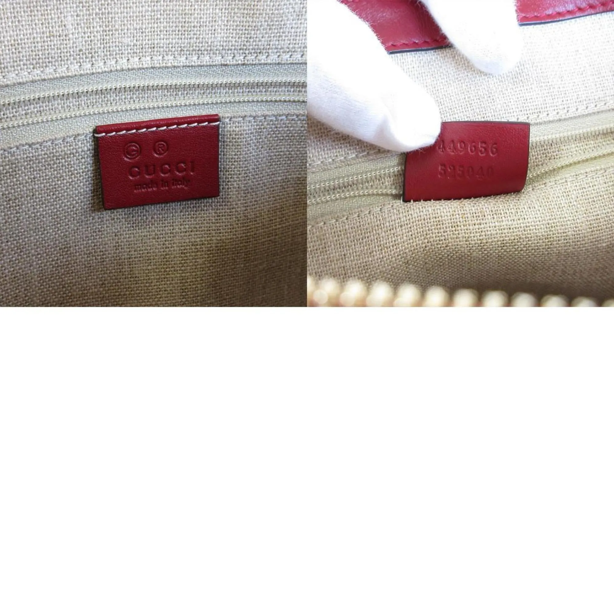 Gucci  Leather Handbag Shoulder Bag (Pre-Owned)