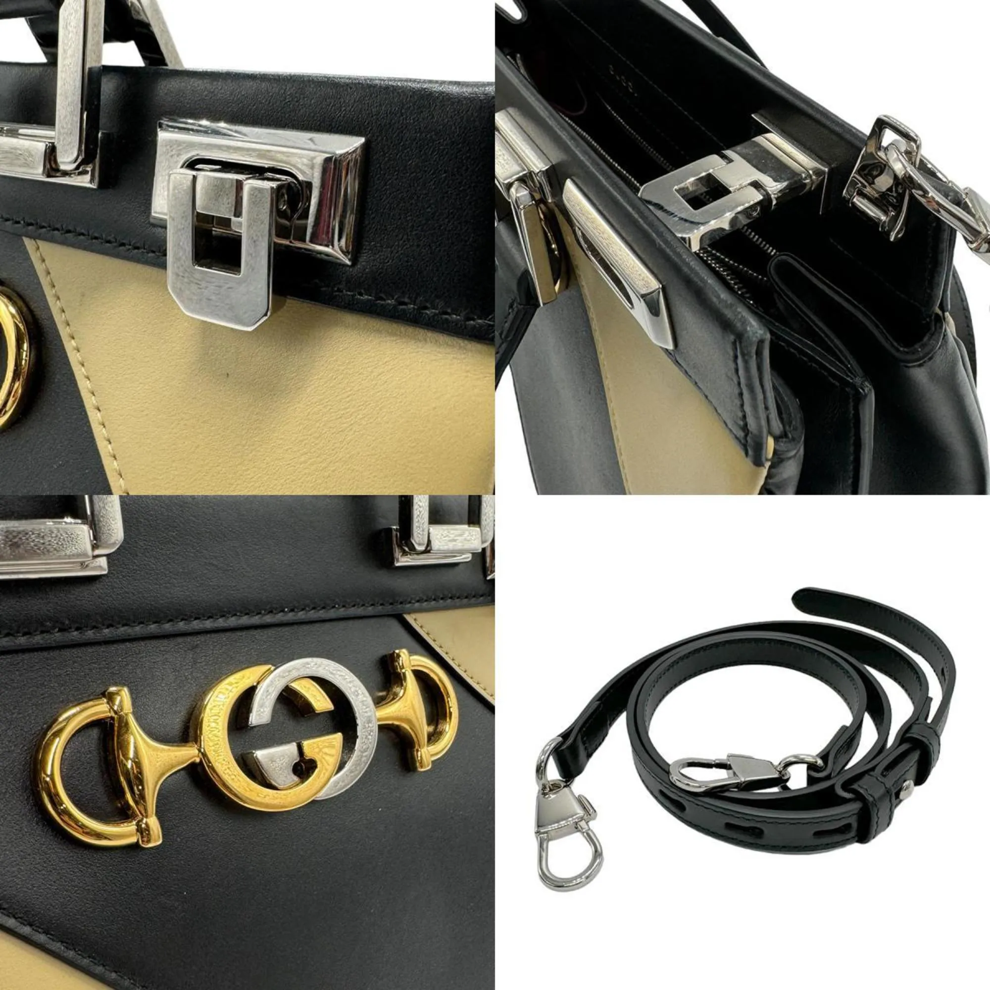 Gucci   Leather Handbag Shoulder Bag (Pre-Owned)