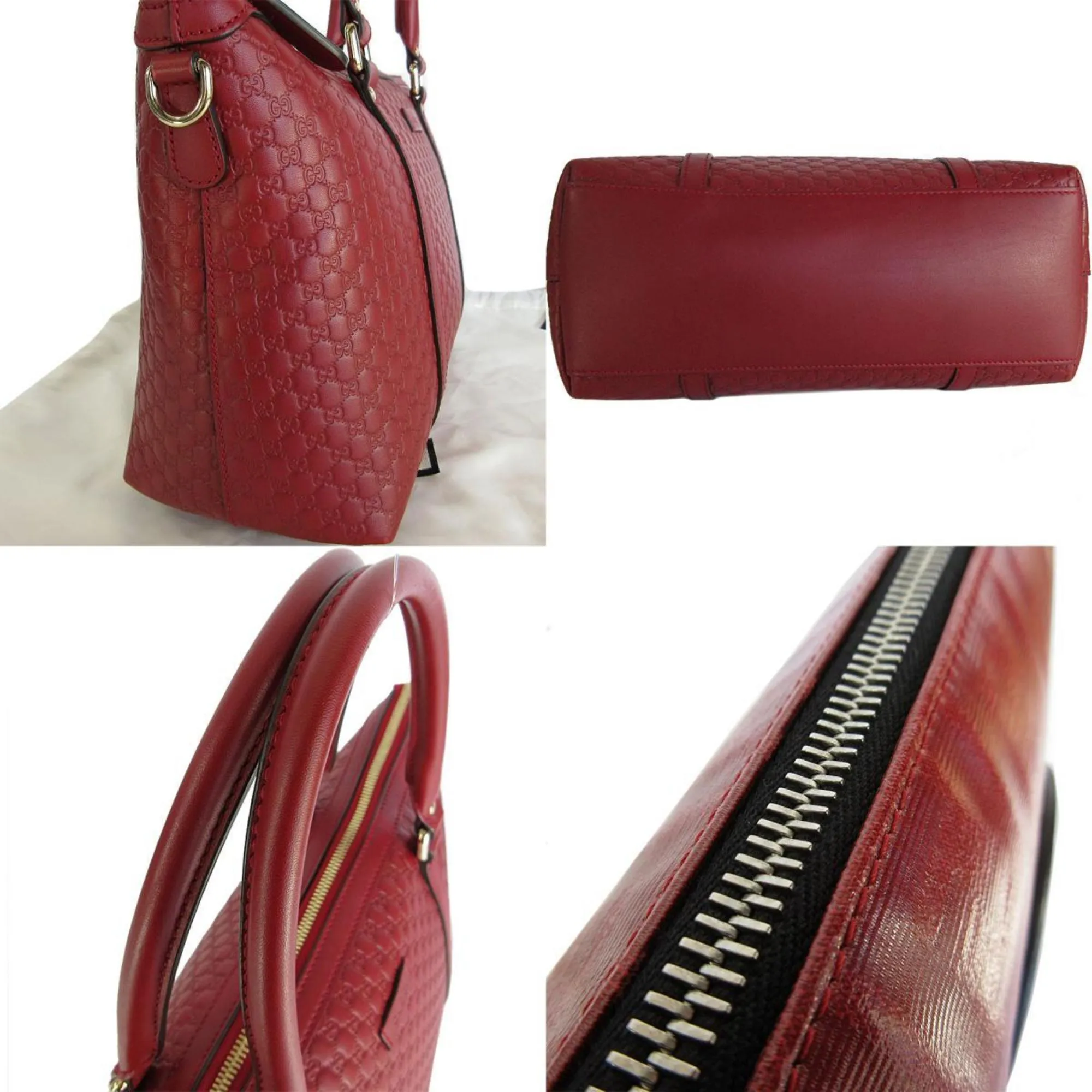 Gucci  Leather Handbag Shoulder Bag (Pre-Owned)