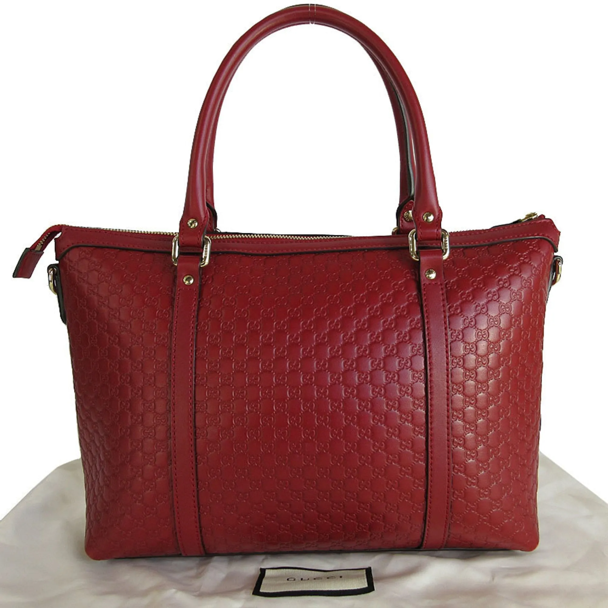 Gucci  Leather Handbag Shoulder Bag (Pre-Owned)