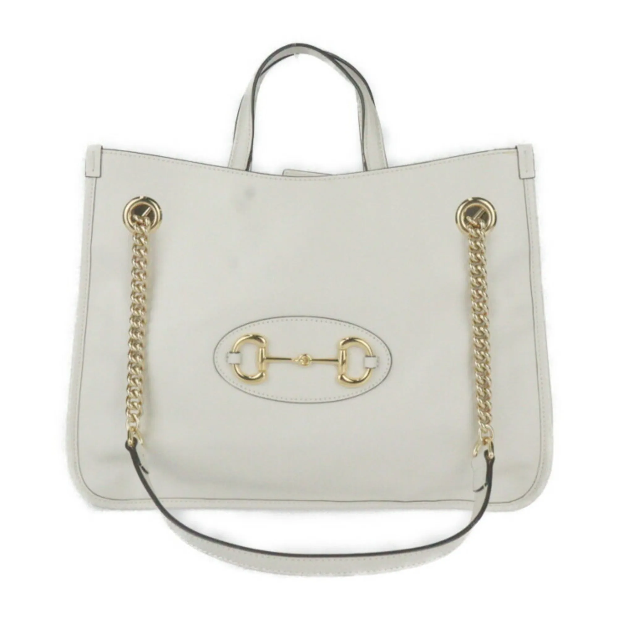 Gucci  Leather Handbag Shoulder Bag Tote Bag (Pre-Owned)