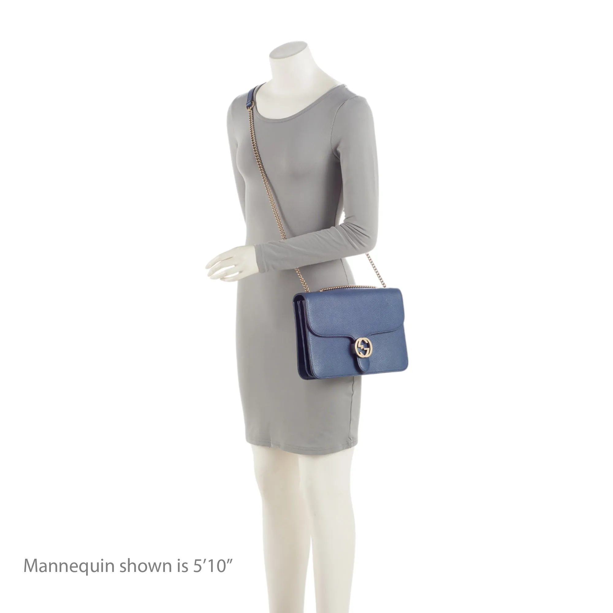 Gucci Leather Interlocking G Medium Shoulder Bag (SHF-zDeXwf)
