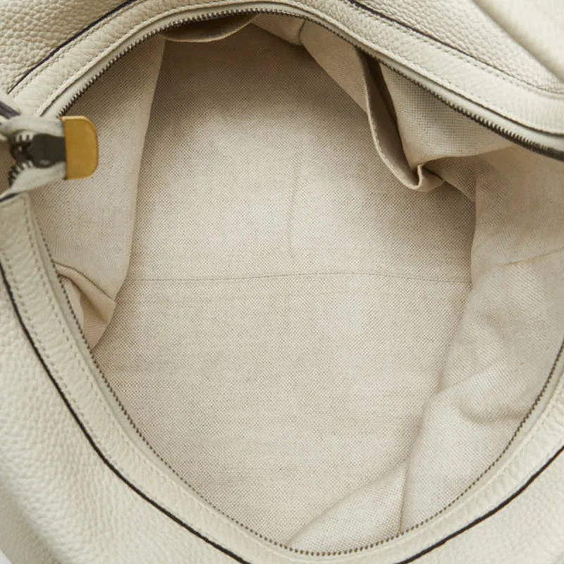 Gucci Leather Interlocking G Shoulder Bag