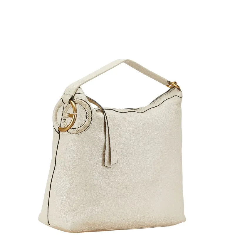 Gucci Leather Interlocking G Shoulder Bag