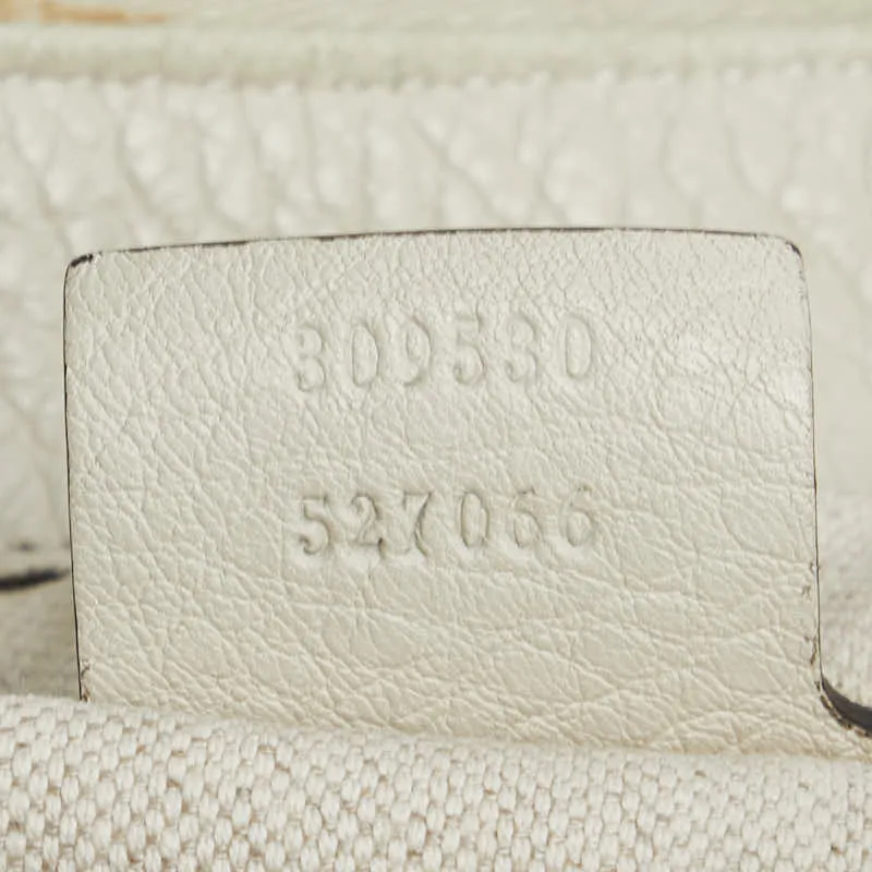 Gucci Leather Interlocking G Shoulder Bag