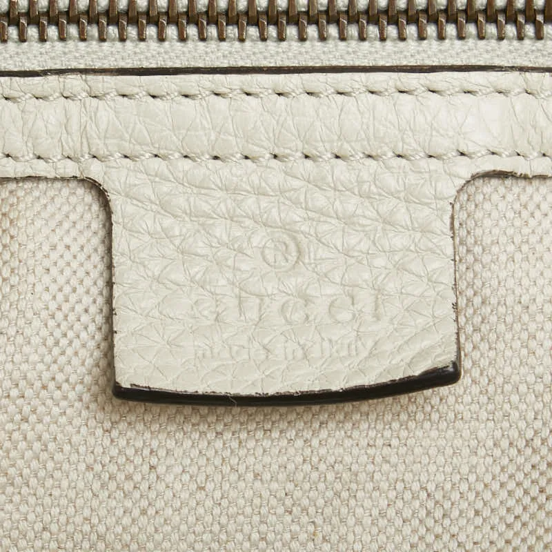 Gucci Leather Interlocking G Shoulder Bag