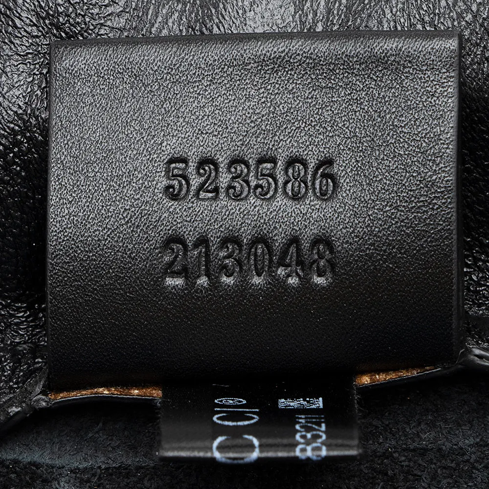 Gucci Leather Logo Drawstring Backpack (SHF-20714)