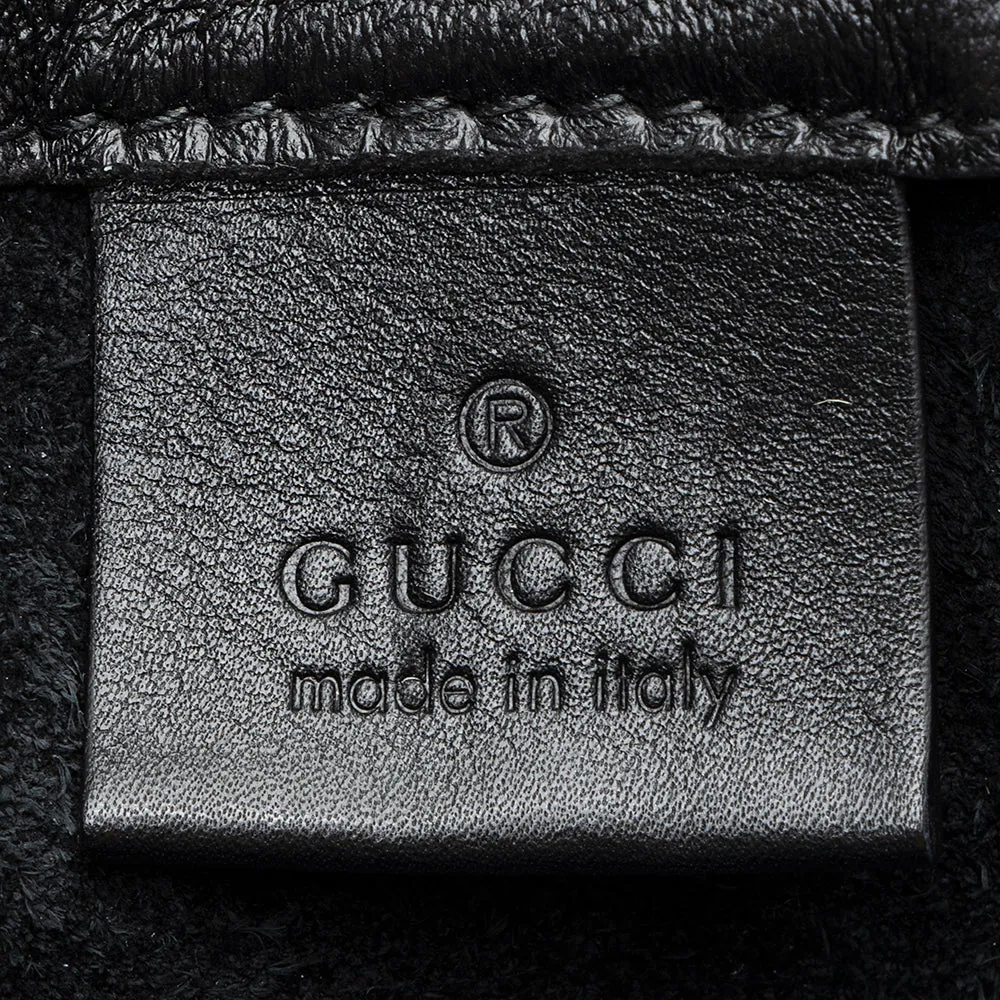 Gucci Leather Logo Drawstring Backpack (SHF-20714)