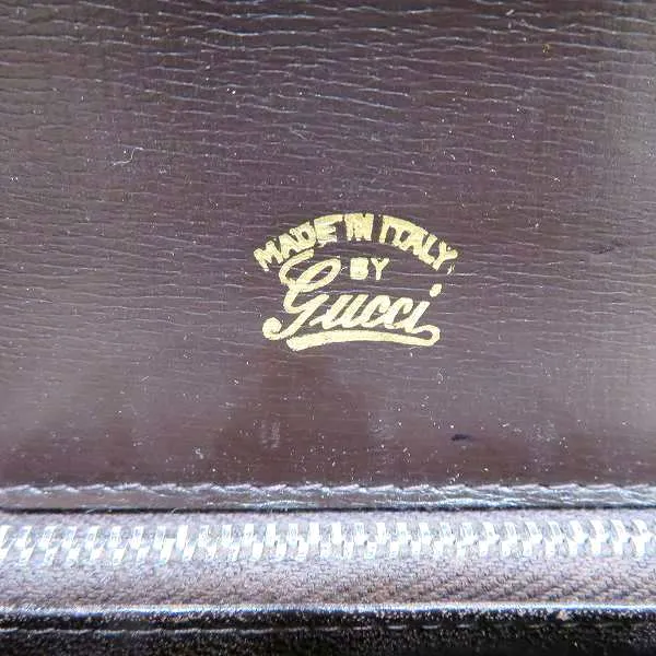 Gucci Leather Old GG Hardware Shoulder Bag