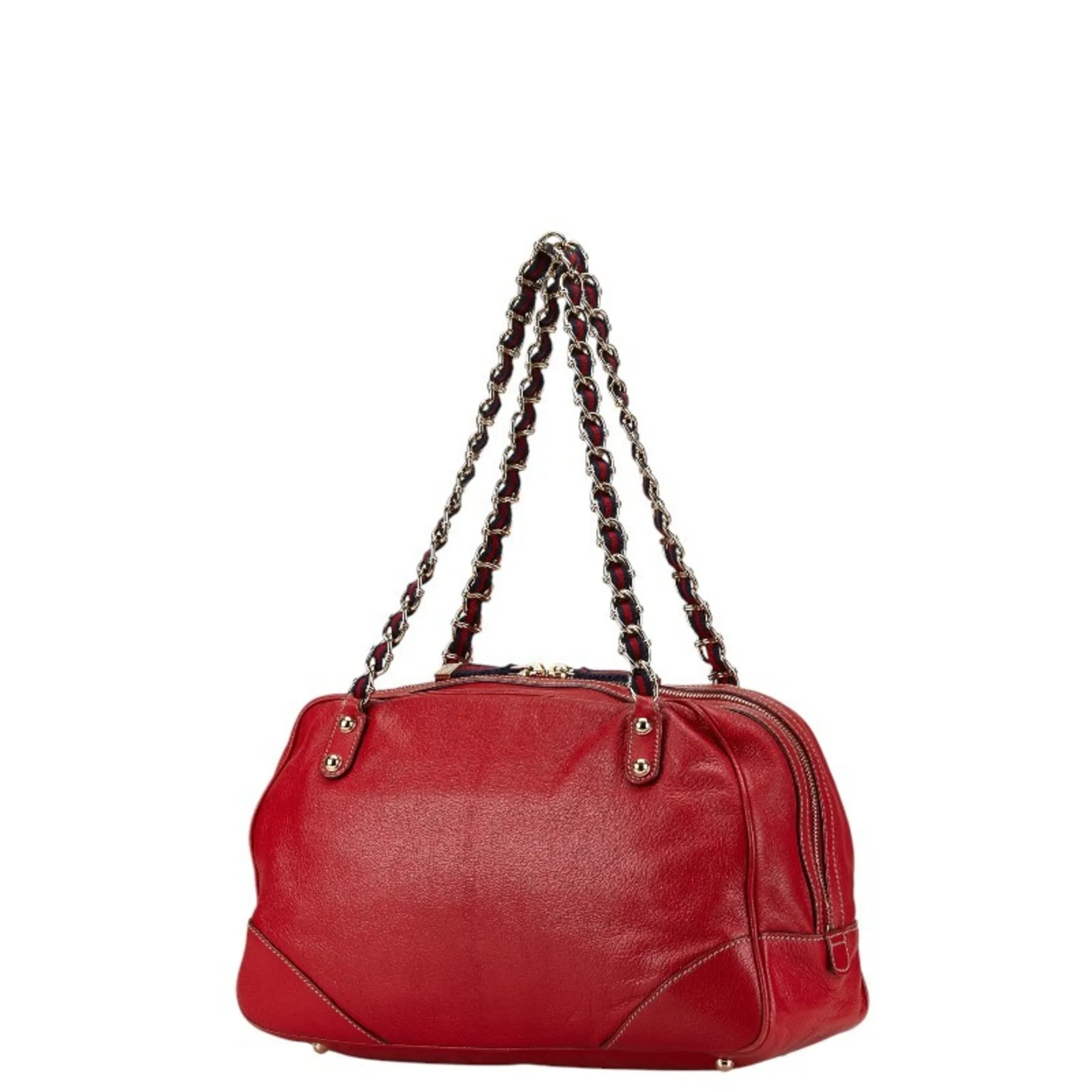 Gucci  Leather Shoulder Bag (Pre-Owned)