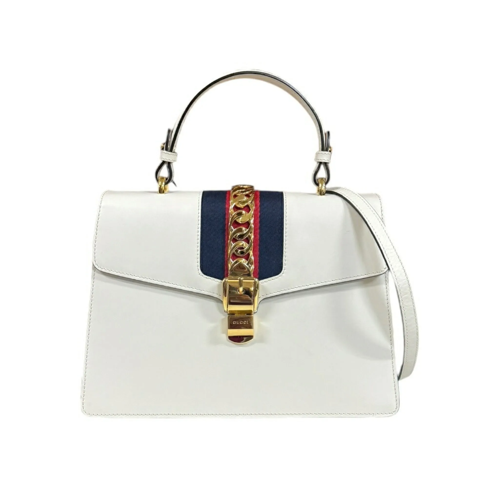 Gucci  Leather Shoulder Bag (Pre-Owned)