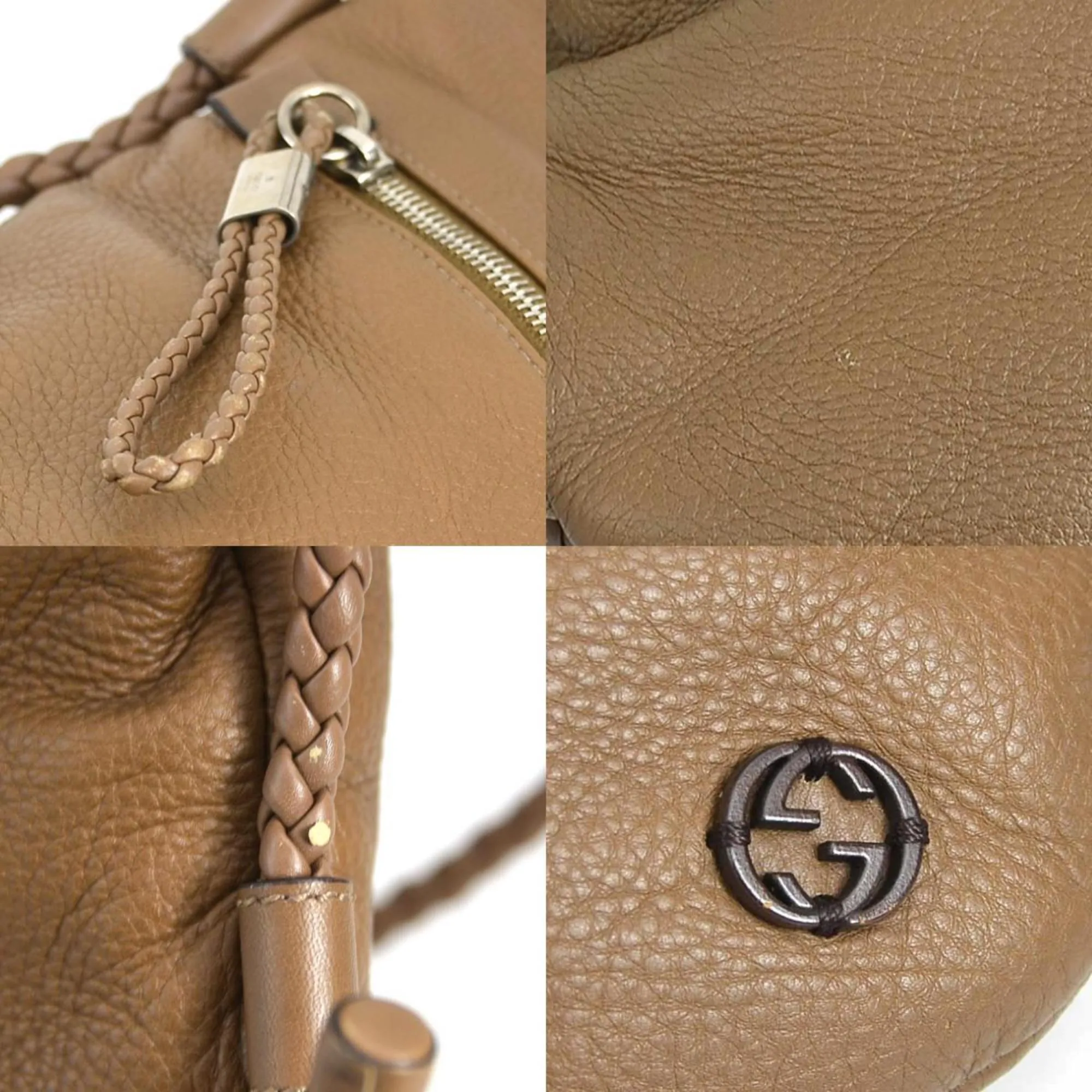 Gucci  Leather Shoulder Bag (Pre-Owned)