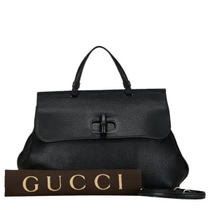 Gucci  Leather Shoulder Bag Tote Bag (Pre-Owned)