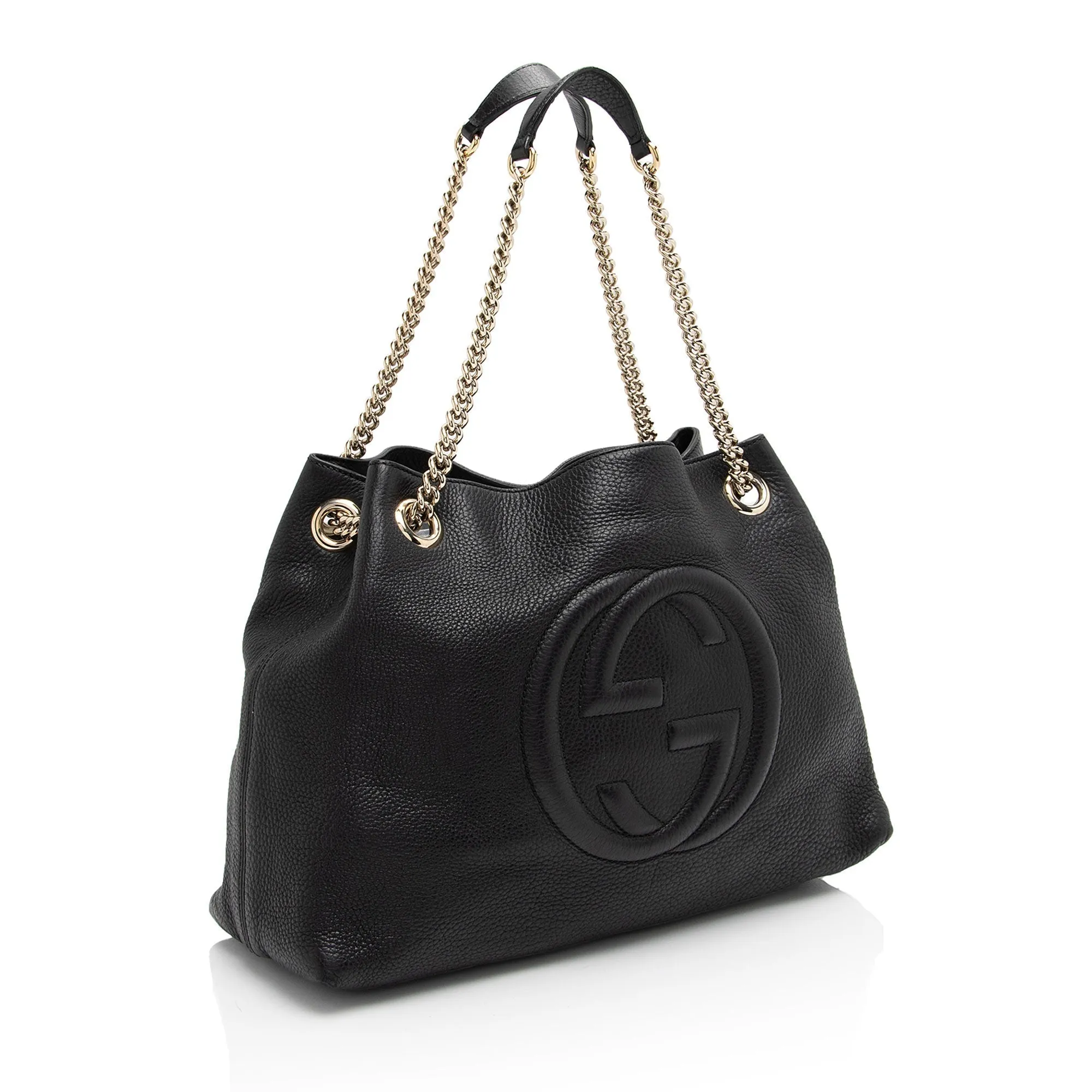 Gucci Leather Soho Medium Shoulder Bag (SHF-52sRr2)