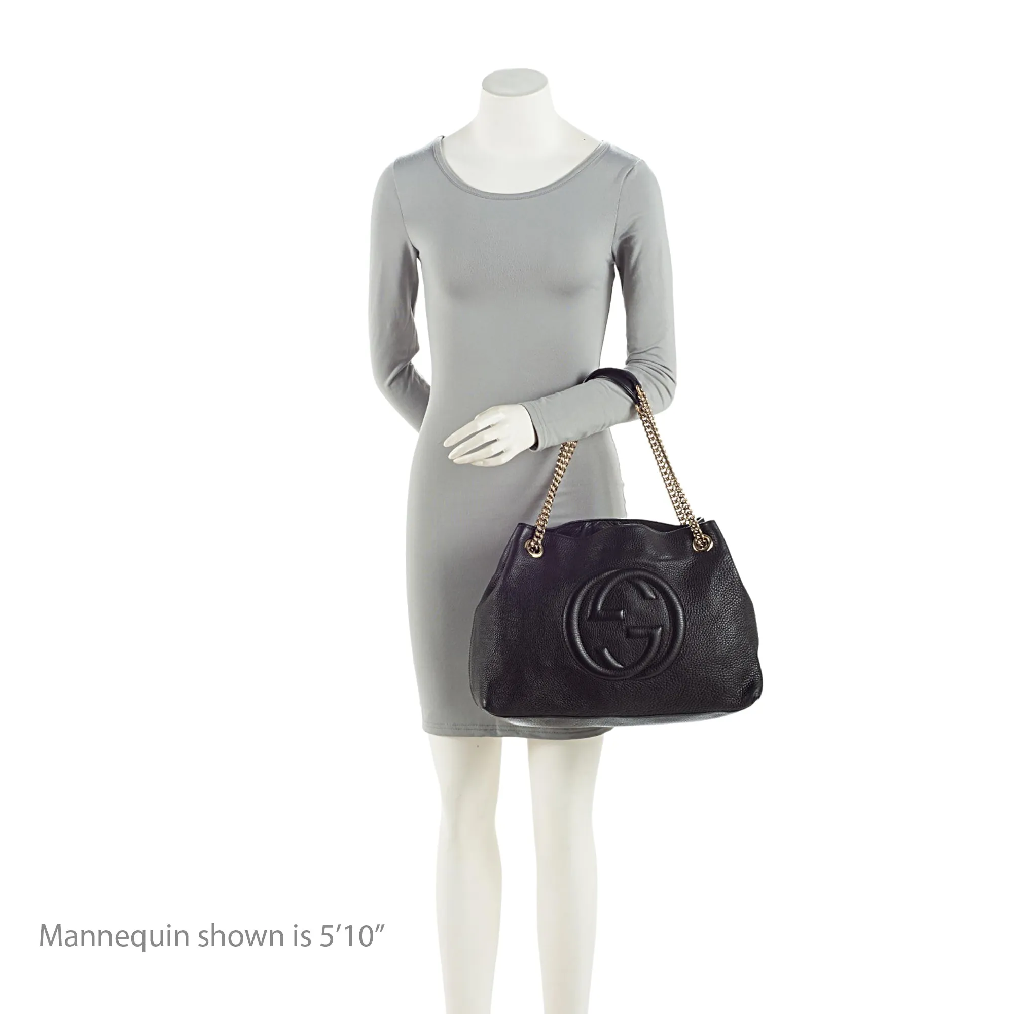 Gucci Leather Soho Medium Shoulder Bag (SHF-52sRr2)