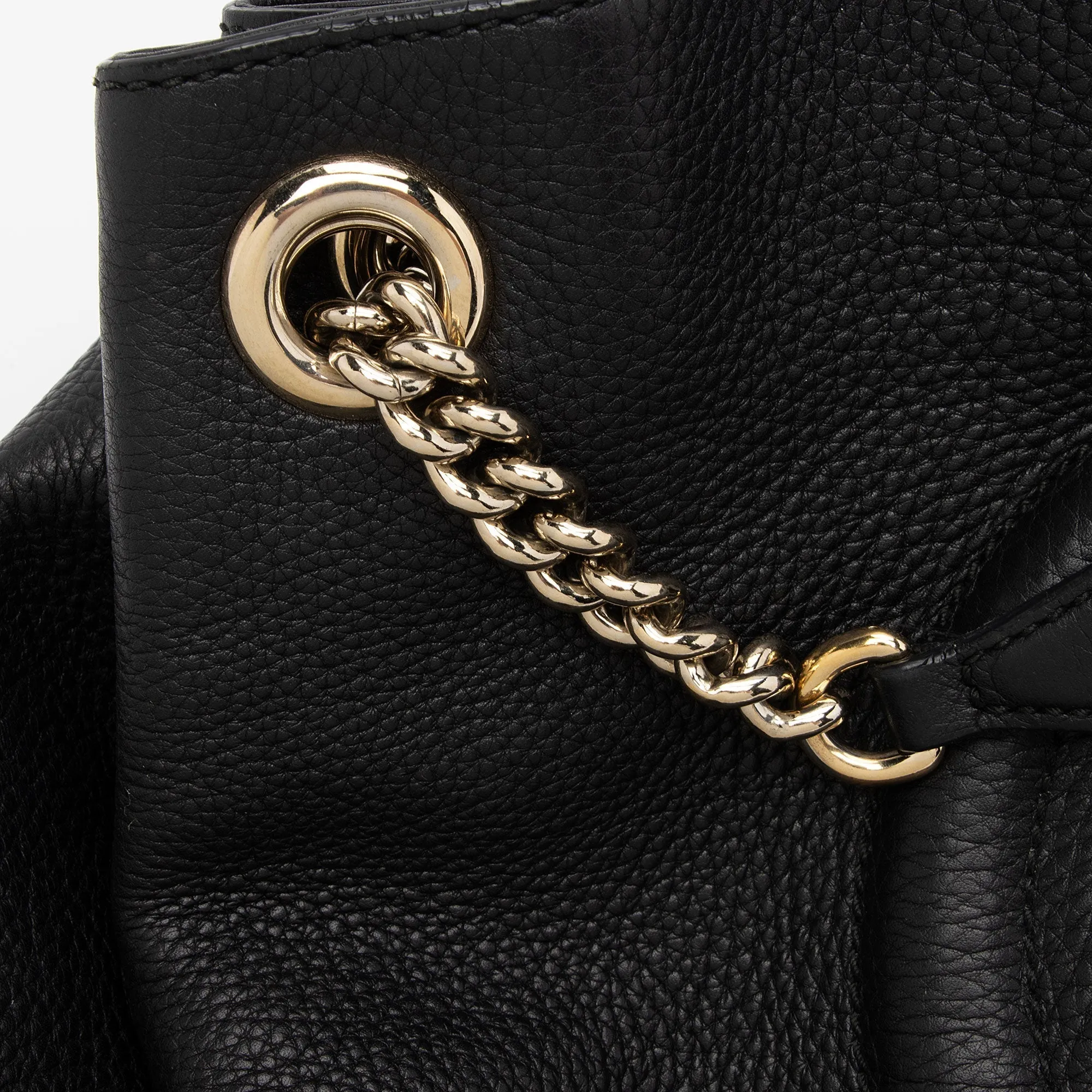 Gucci Leather Soho Medium Shoulder Bag (SHF-52sRr2)