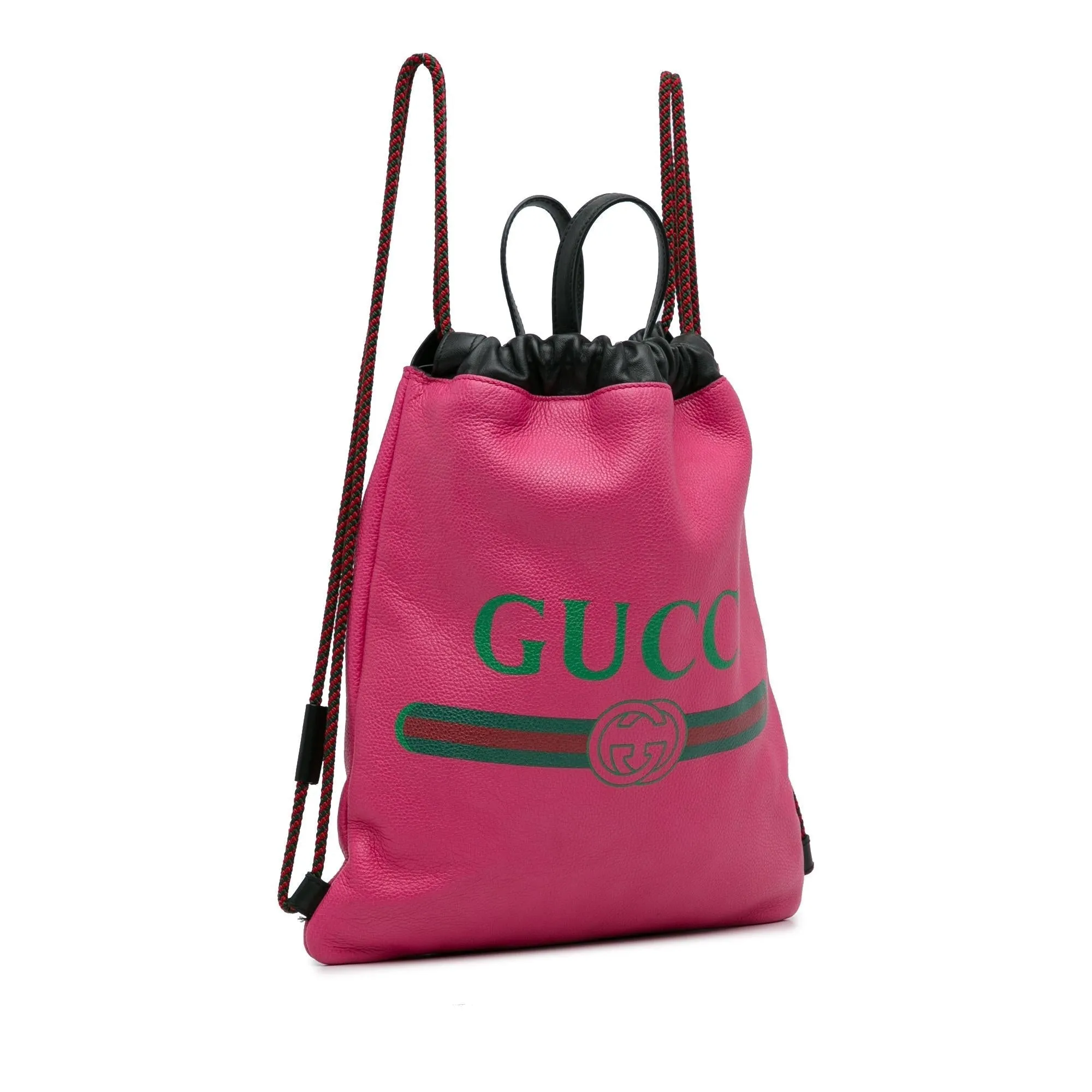 Gucci Logo Drawstring Backpack (SHG-u6A3A1)