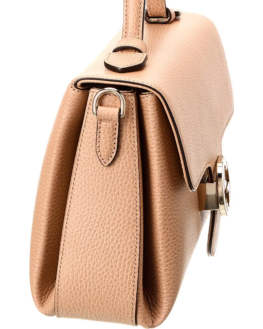 Gucci Logo Leather Shoulder Bag