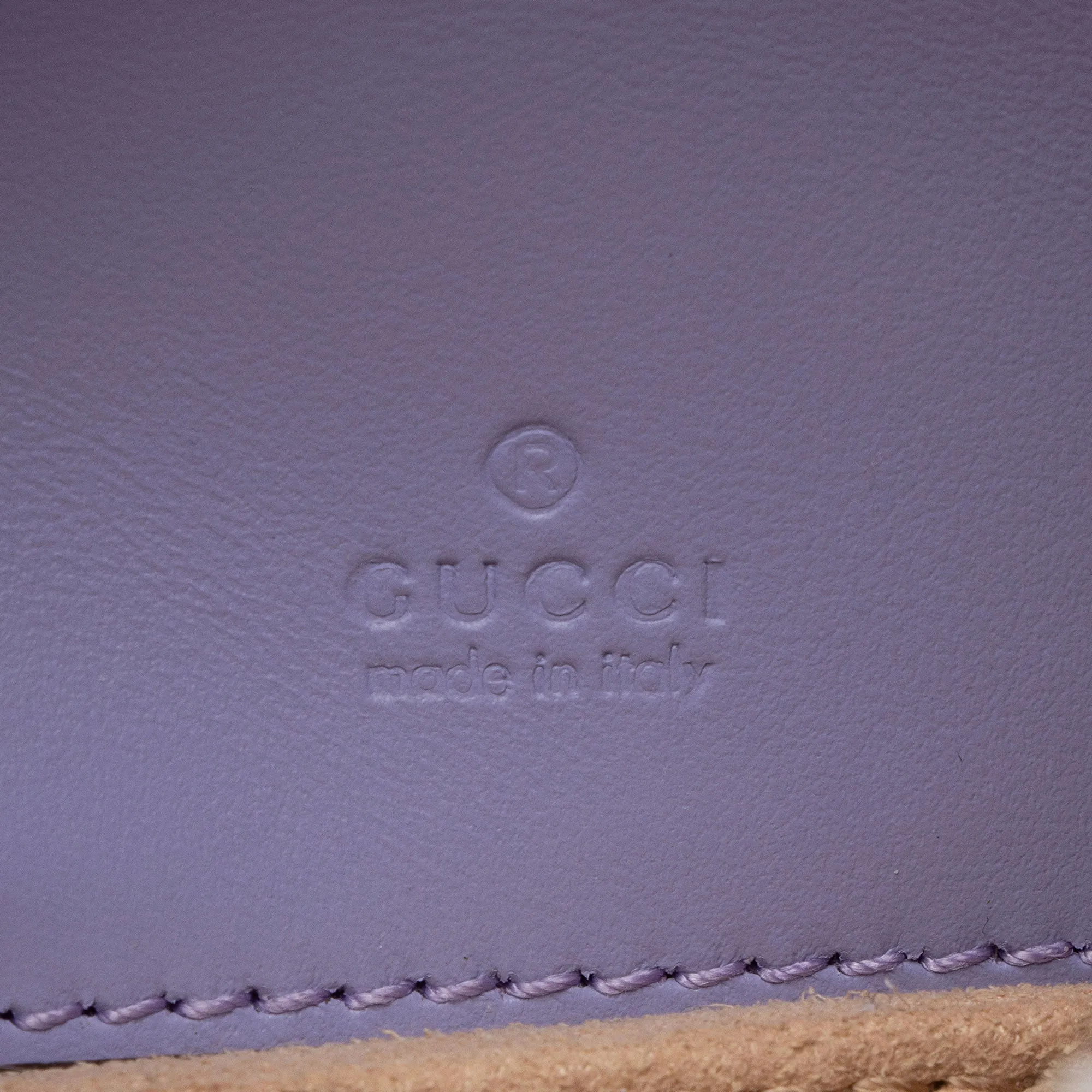 Gucci Matelasse Leather GG Marmont Half Moon Mini Shoulder Bag (SHF-OFIt7E)