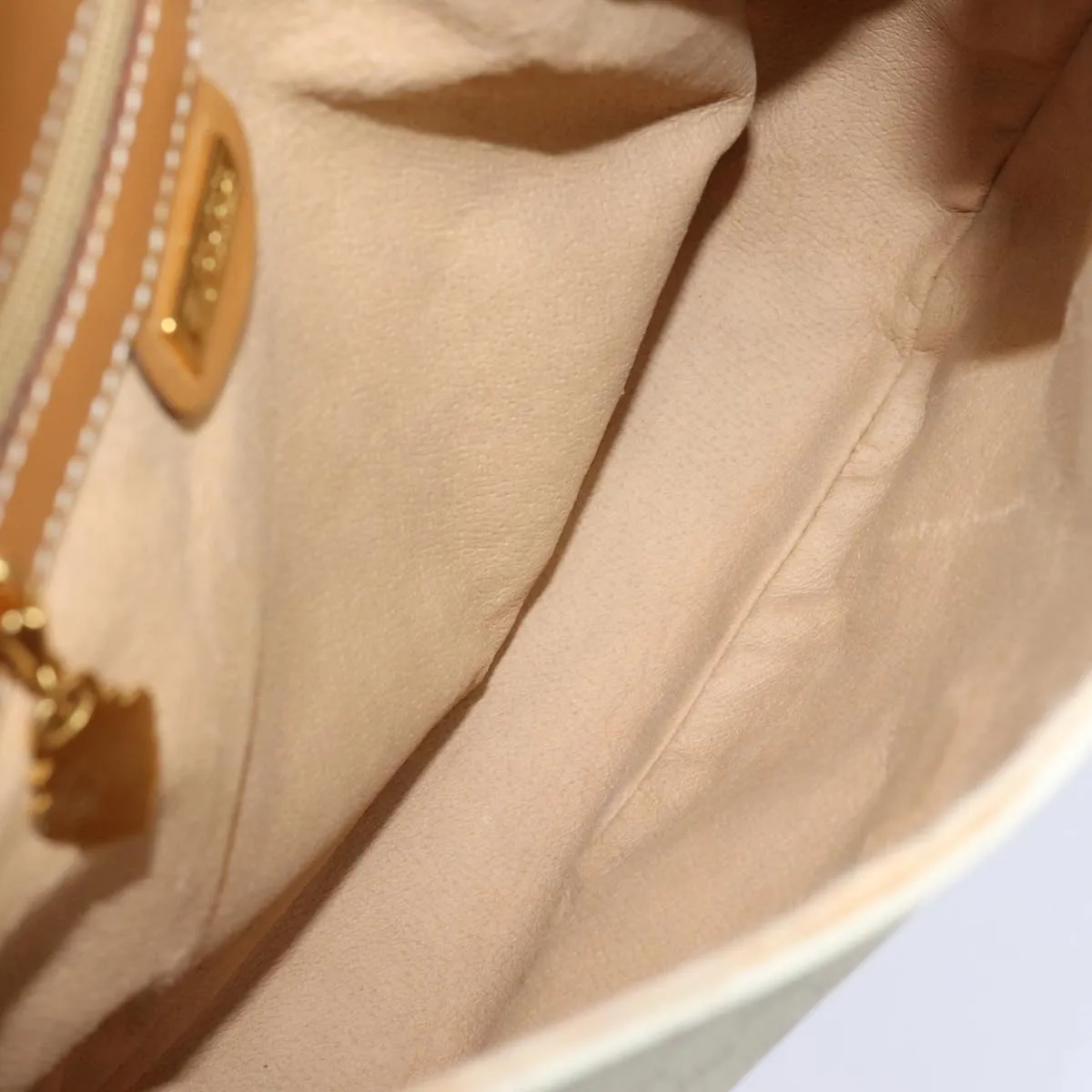 GUCCI Micro GG Supreme Shoulder Bag PVC Leather Beige 001 41 4425  13040