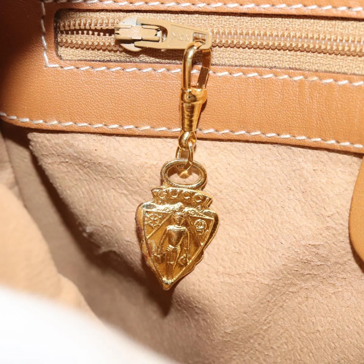 GUCCI Micro GG Supreme Shoulder Bag PVC Leather Beige 001 41 4425  13040