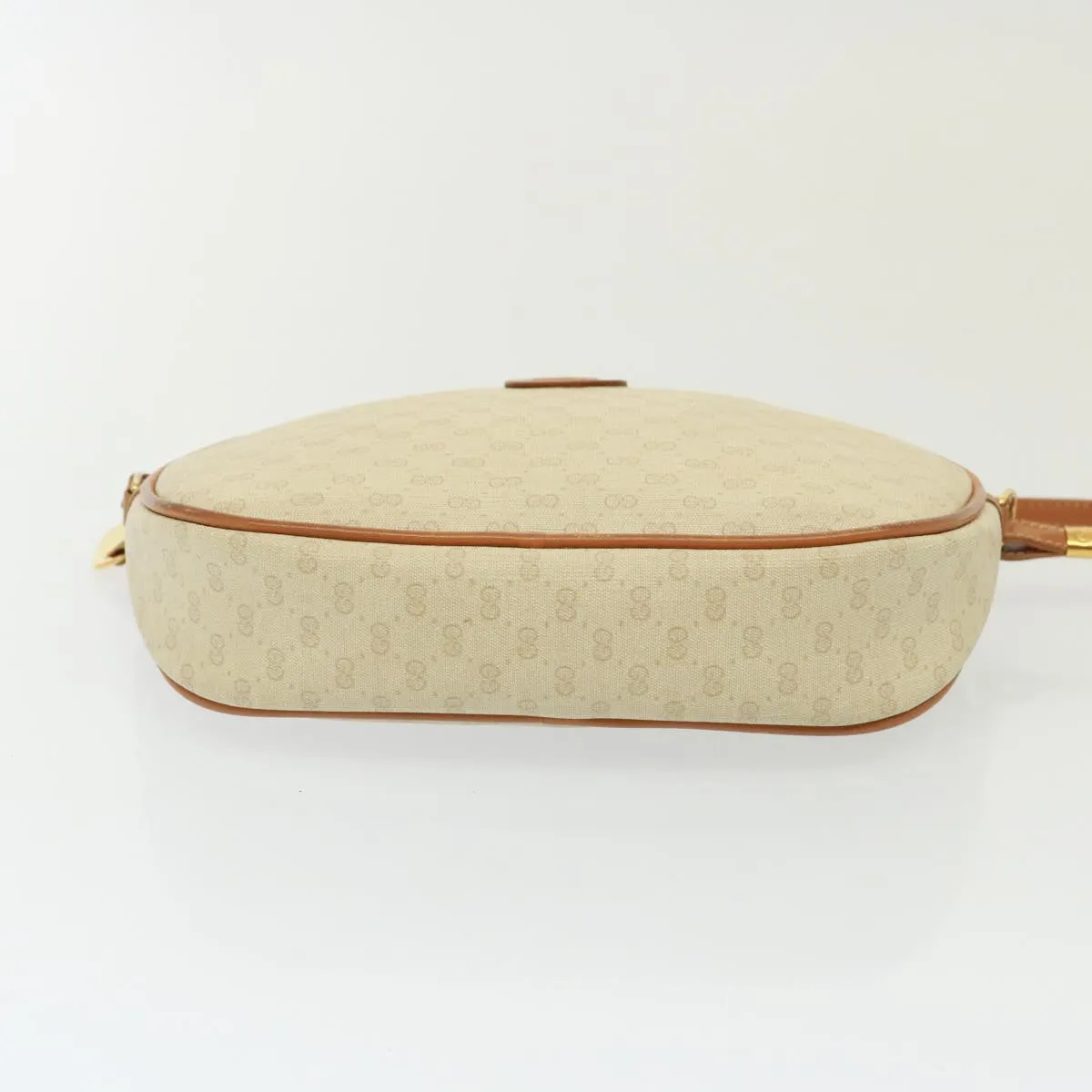 GUCCI Micro GG Supreme Shoulder Bag PVC Leather Beige 007 983 1113  th5073
