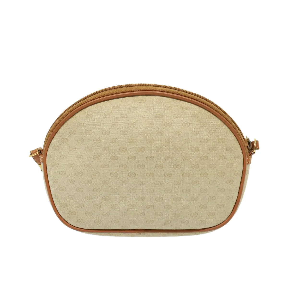 GUCCI Micro GG Supreme Shoulder Bag PVC Leather Beige 007 983 1113  th5073