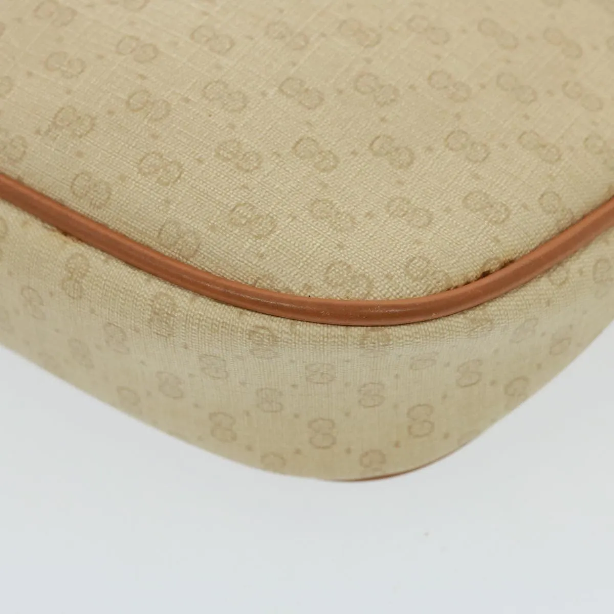 GUCCI Micro GG Supreme Shoulder Bag PVC Leather Beige 007 983 1113  th5073