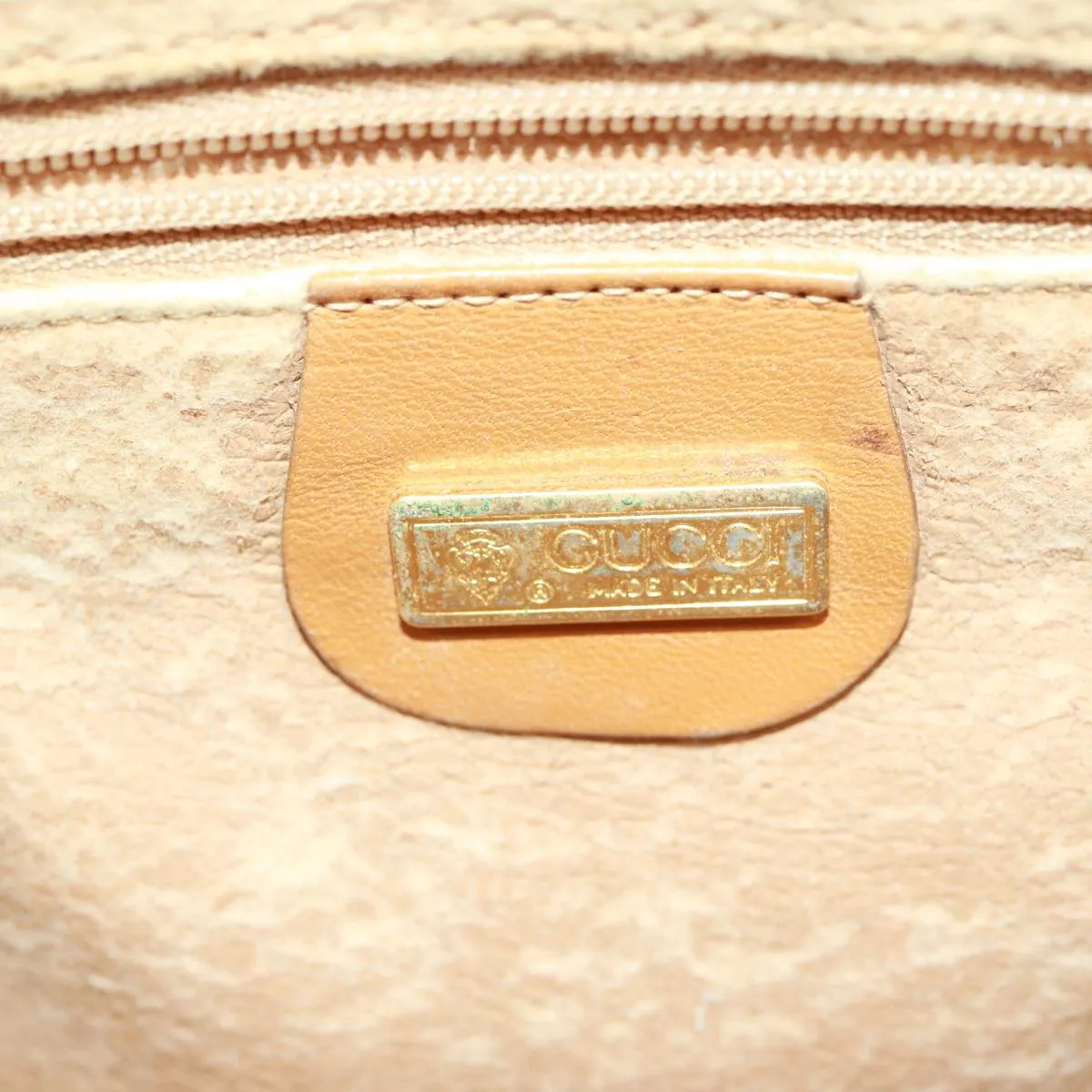 GUCCI Micro GG Supreme Shoulder Bag PVC Leather Beige 007 983 1113  th5073