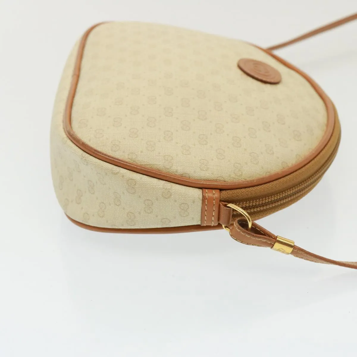 GUCCI Micro GG Supreme Shoulder Bag PVC Leather Beige 007 983 1113  th5073