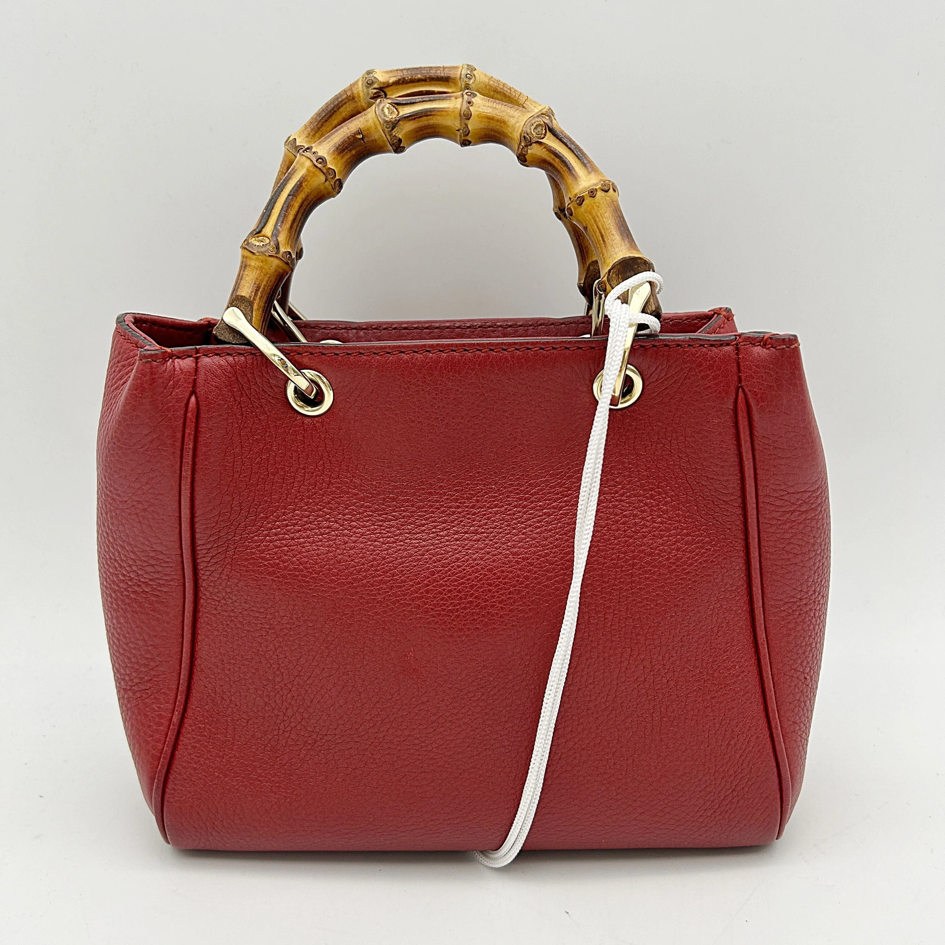 Gucci Mini Bamboo Shopper Tote - Red Totes, Handbags LA9605