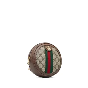 Gucci Mini GG Supreme Round Ophidia Backpack (SHG-3Pil5P)
