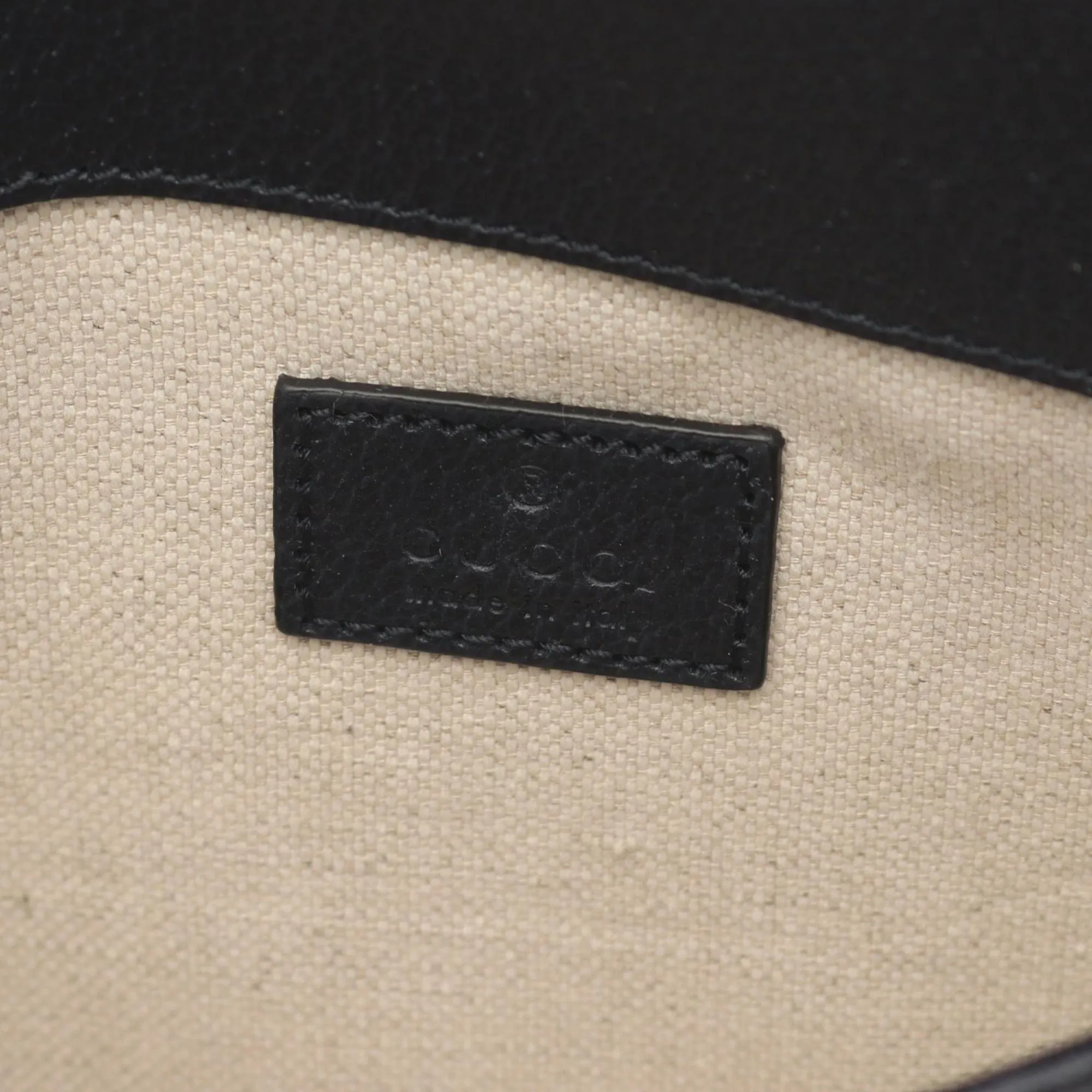 Gucci Navy Coated Canvas Leather Fanny Pack (Pre-Owned)