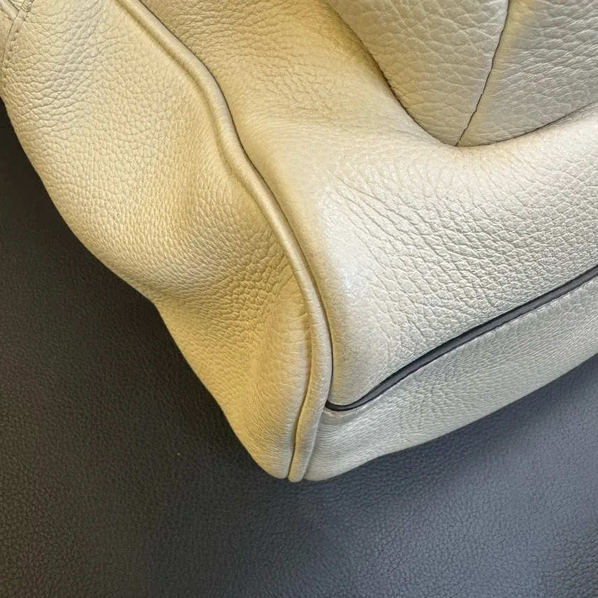 Gucci Off-White Canvas Backpack Medium