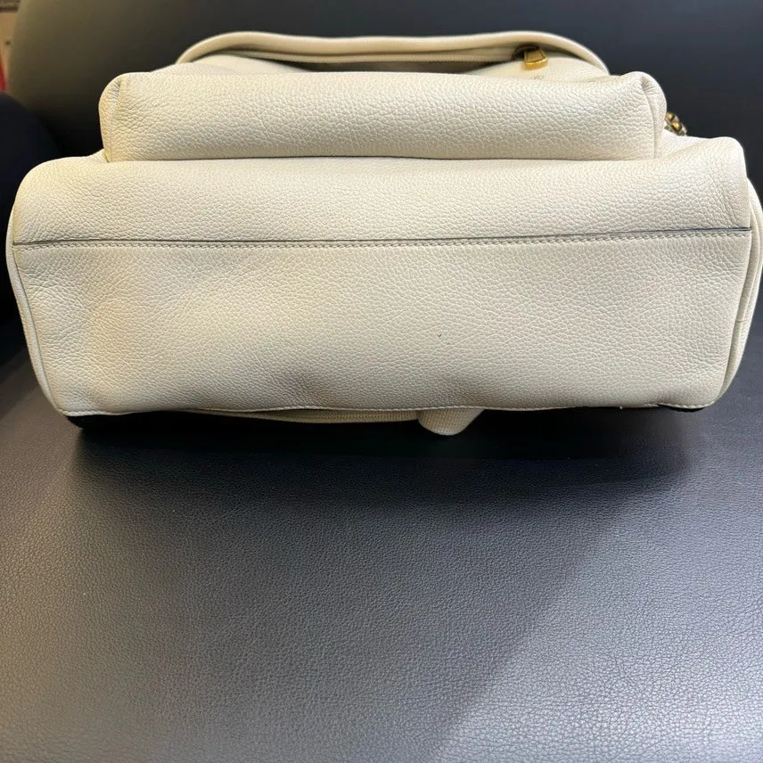 Gucci Off-White Canvas Backpack Medium