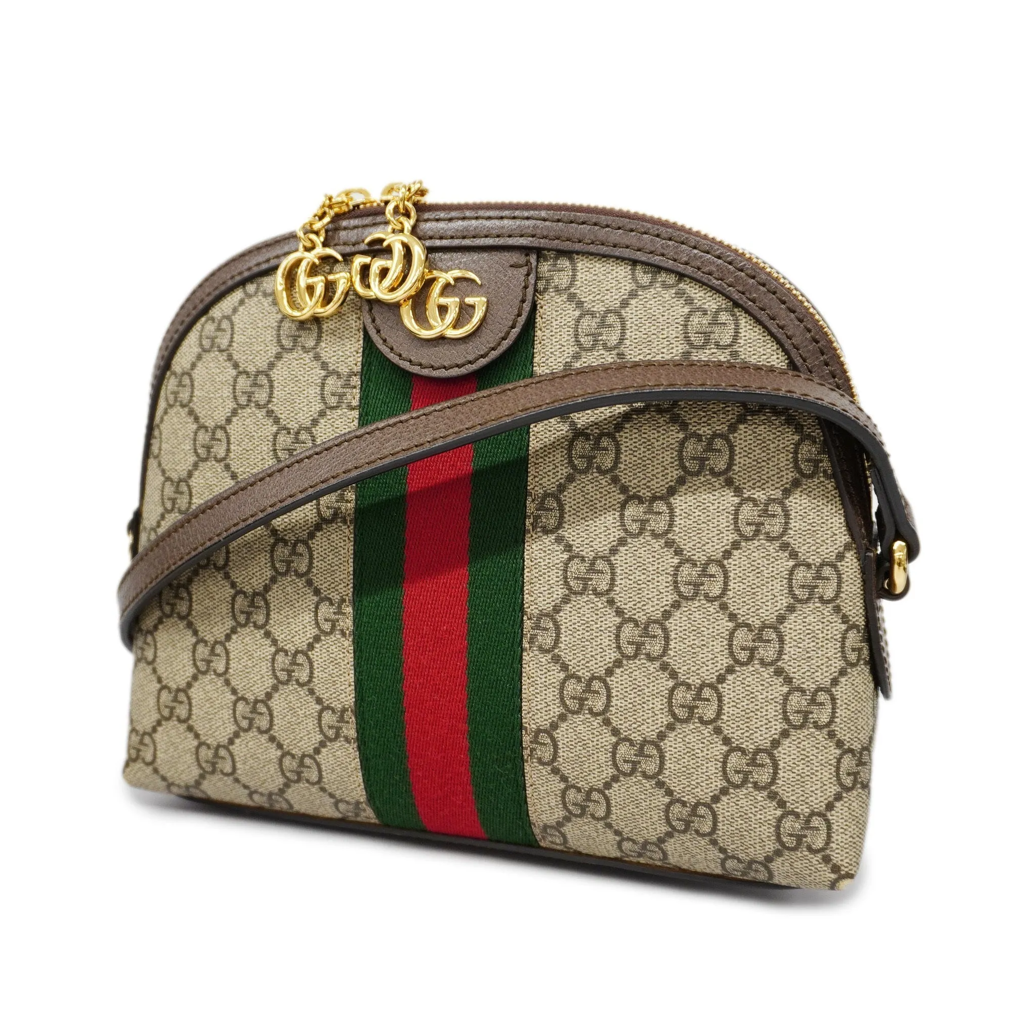 GUCCI  Ophidia 499621 Women's GG Supreme Shoulder Bag Beige