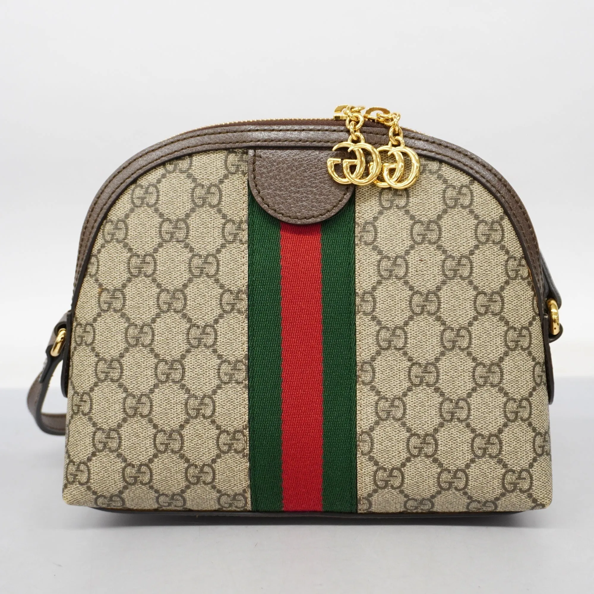 GUCCI  Ophidia 499621 Women's GG Supreme Shoulder Bag Beige