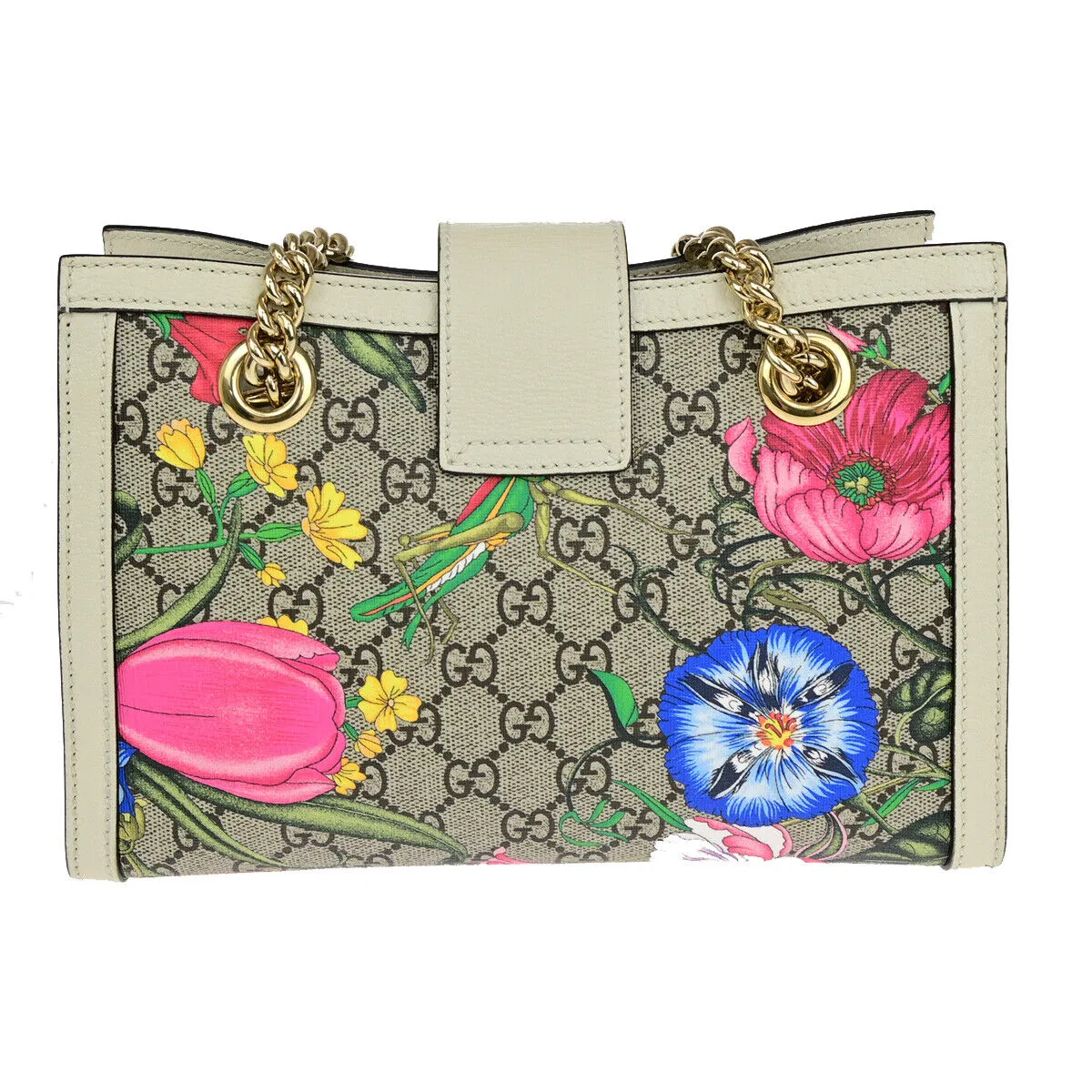 Gucci Padlock  Canvas Shoulder Bag ()